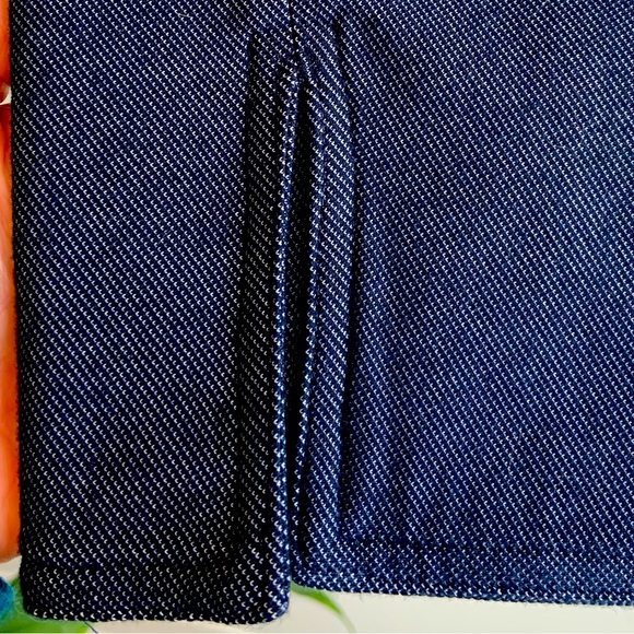 Super Cute Adam Jacobs Navy Blue Chic Short Fully Lined Jacket, Size Small - Picture 3 of 9